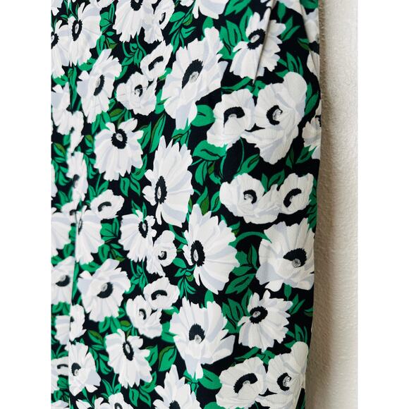 Stella McCartney White Black Green Floral Print Julia Flora Jogger Pants 42 - Picture 5 of 16
